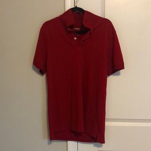 Red polo shirt. Short sleeve. Never worn. Good Fellow & CO.